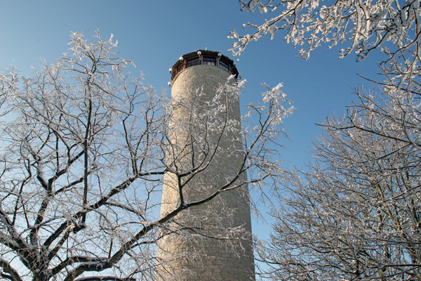 Der Fuchsturm im Winter