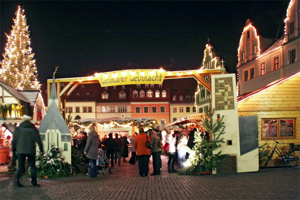 Der Weihnachtsmarkt von Weimar