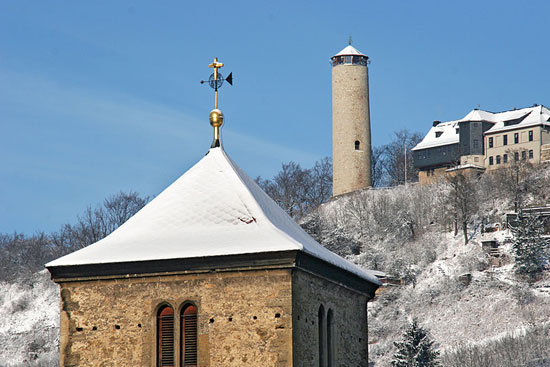 Blick von Ziegenhain zum Fuchsturm