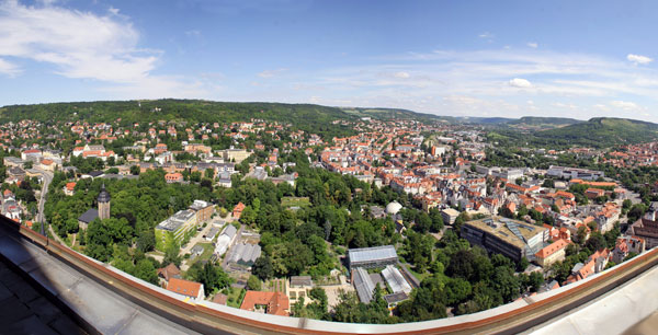 Über die Innenstadt in Richtung Norden