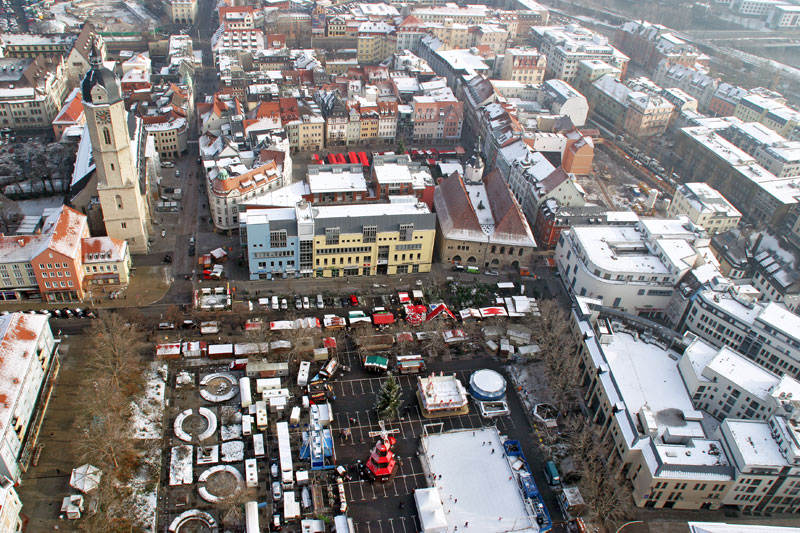 Eichplatz im Winter